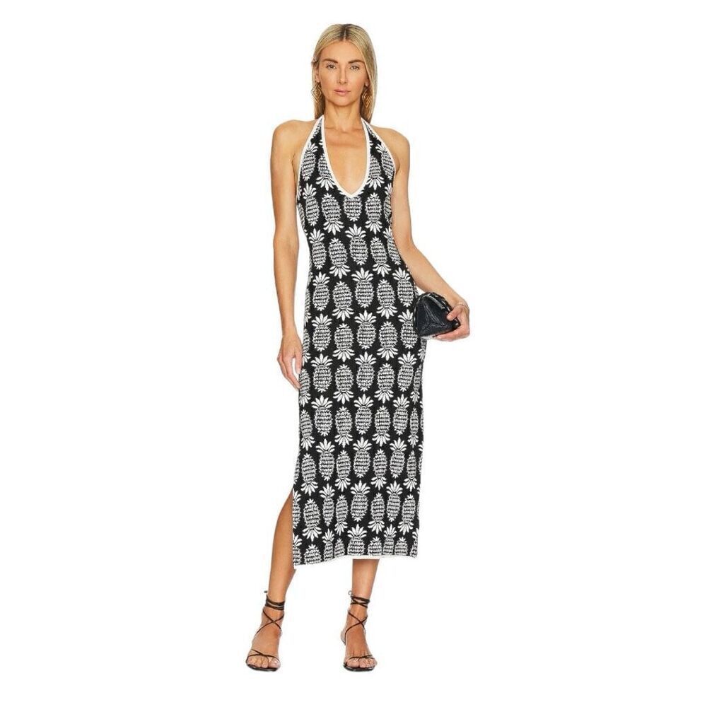 NWT Seafolly Corsica Jacquard Knit Dress Pineapple Size S Revolve